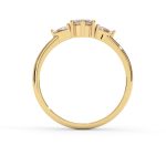 טבעת אירוסין יהלום מרקיזה Daniel זהב צהוב 4